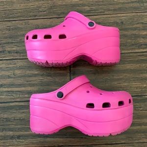 Platform Crocs